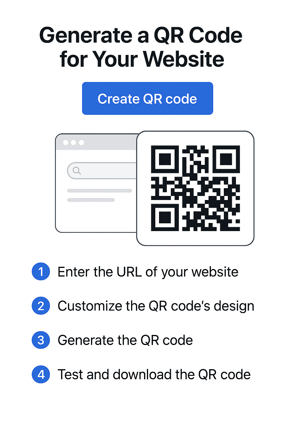 Étapes pour créer un QR Code gratuit
